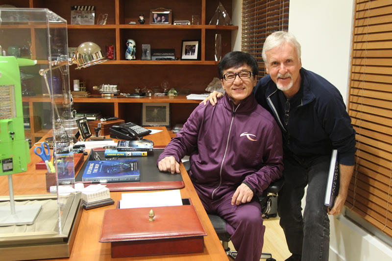 Jackie Chan et James Cameron